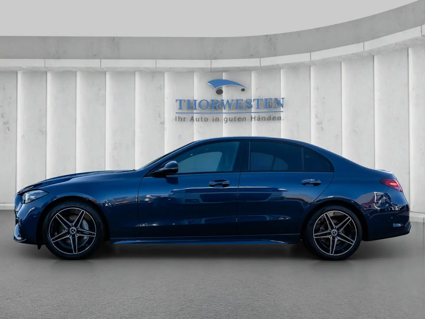Mercedes-Benz C 200 C 200 Limousine AMG AHK NIGHT ASSISTENTZ-PAKET Blauw - 2