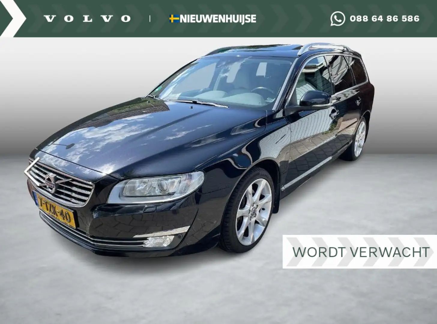 Volvo V70 2.0 T5 Nordic+ | Trekhaak | Bi-Xenon | Leder | Kin Noir - 1