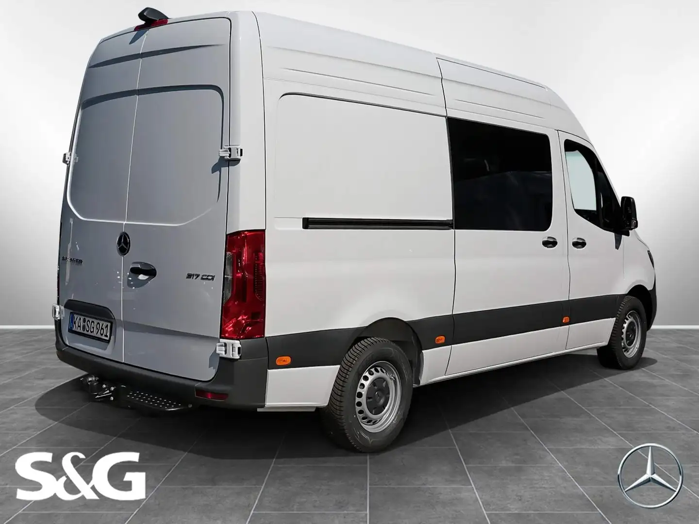 Mercedes-Benz Sprinter 317 CDI PRO 3,5t Hochdach+AHK+Hecktüren Weiß - 2