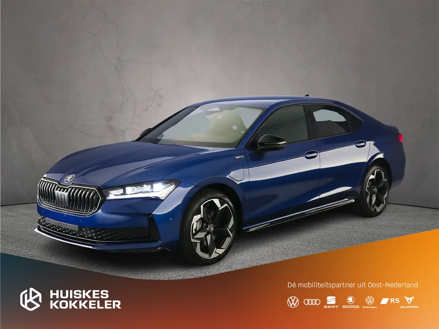 Skoda Superb 1.5 TSI iV 204pk Sportline Business Blauw - 1