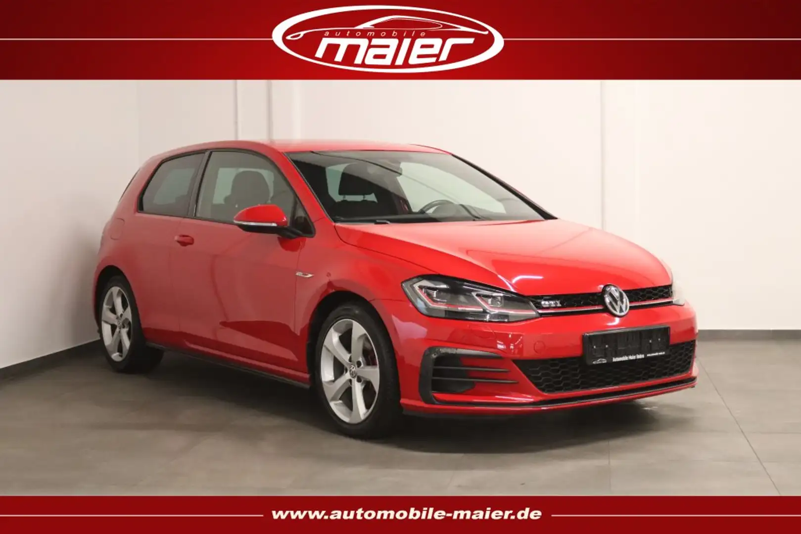 Volkswagen Golf GTI 3 Trg.-Navi-LED-Virtual-Dynaudio-Apps- Rot - 1