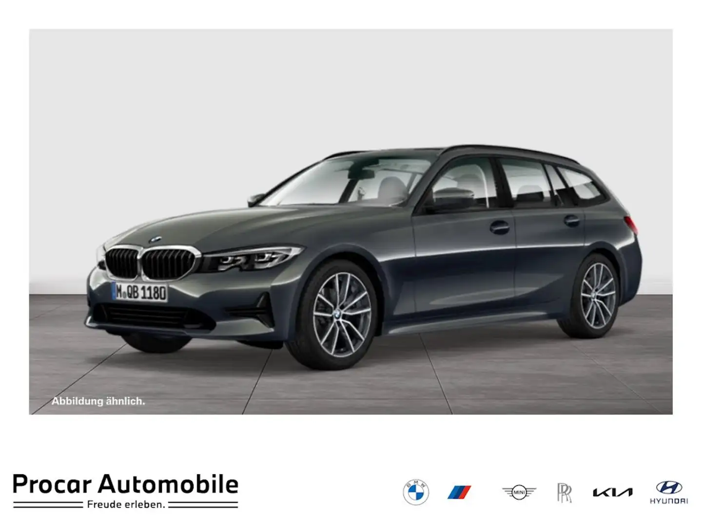 BMW 320 d PANO NAVI LED PDC V+H DAB Tempomat Klima Grau - 1