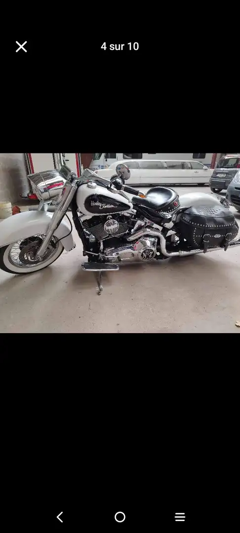 Harley-Davidson Softail Totalement restaurés par professionnel nouveaux mo Blanc - 2