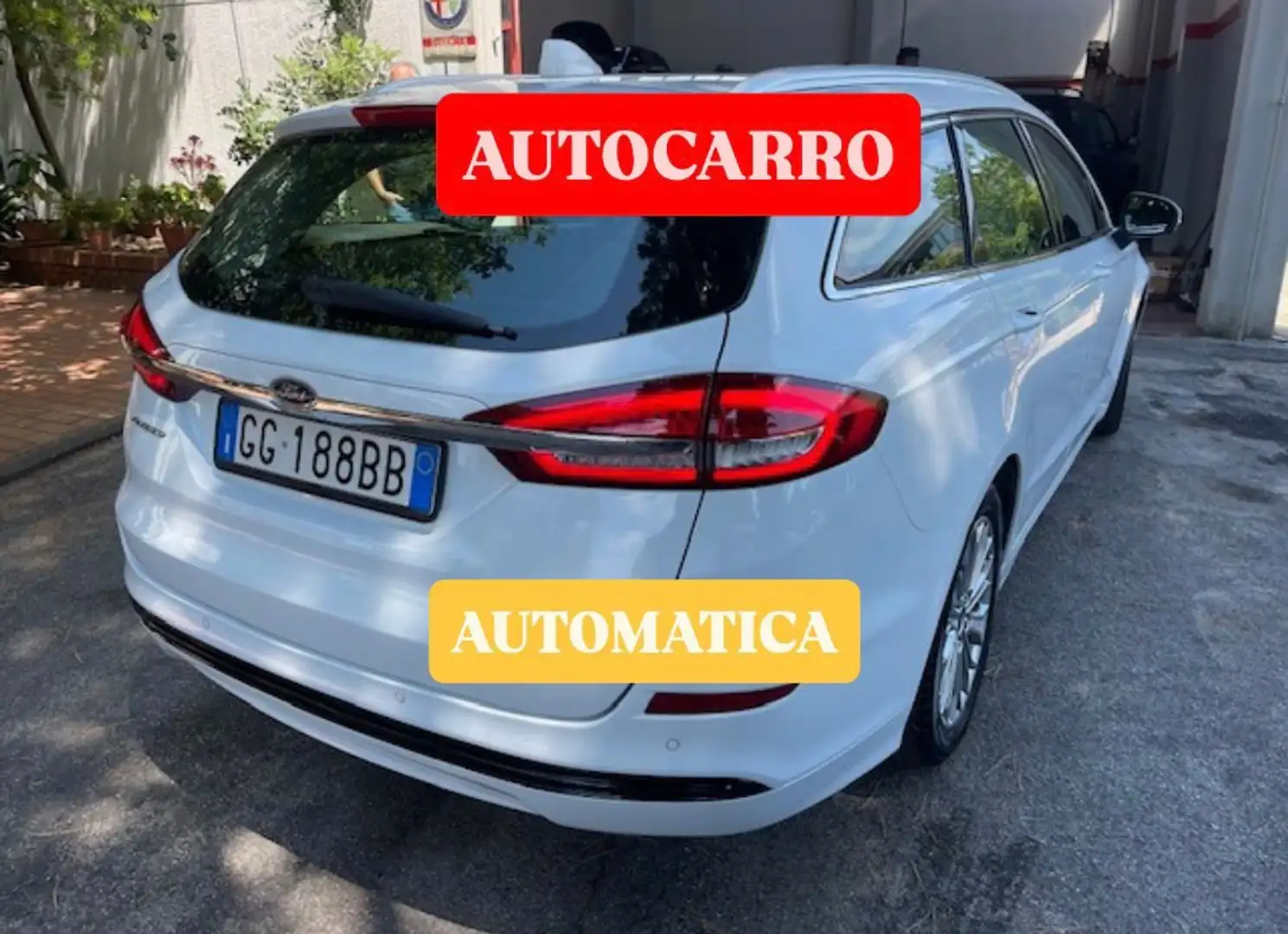 Ford Mondeo 2.0EcoBlue 150cv SW AUTOMATICA AUTOCARRO Bianco - 2
