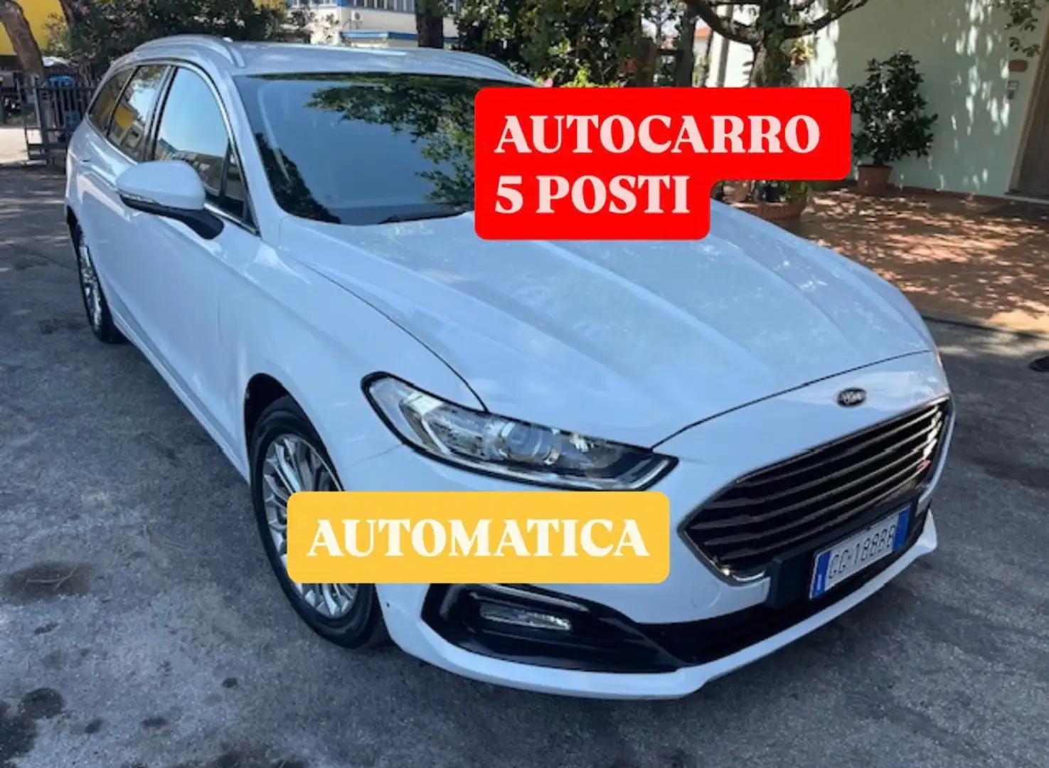 Ford Mondeo 2.0EcoBlue 150cv SW AUTOMATICA AUTOCARRO Bianco - 1