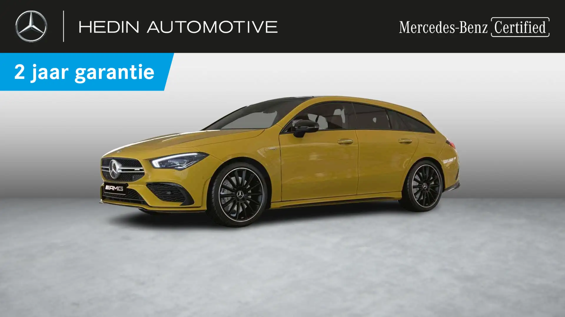 Mercedes-Benz CLA 35 AMG MERCEDES-AMG 4MATIC Shooting Brake | Panoramisch D Jaune - 1
