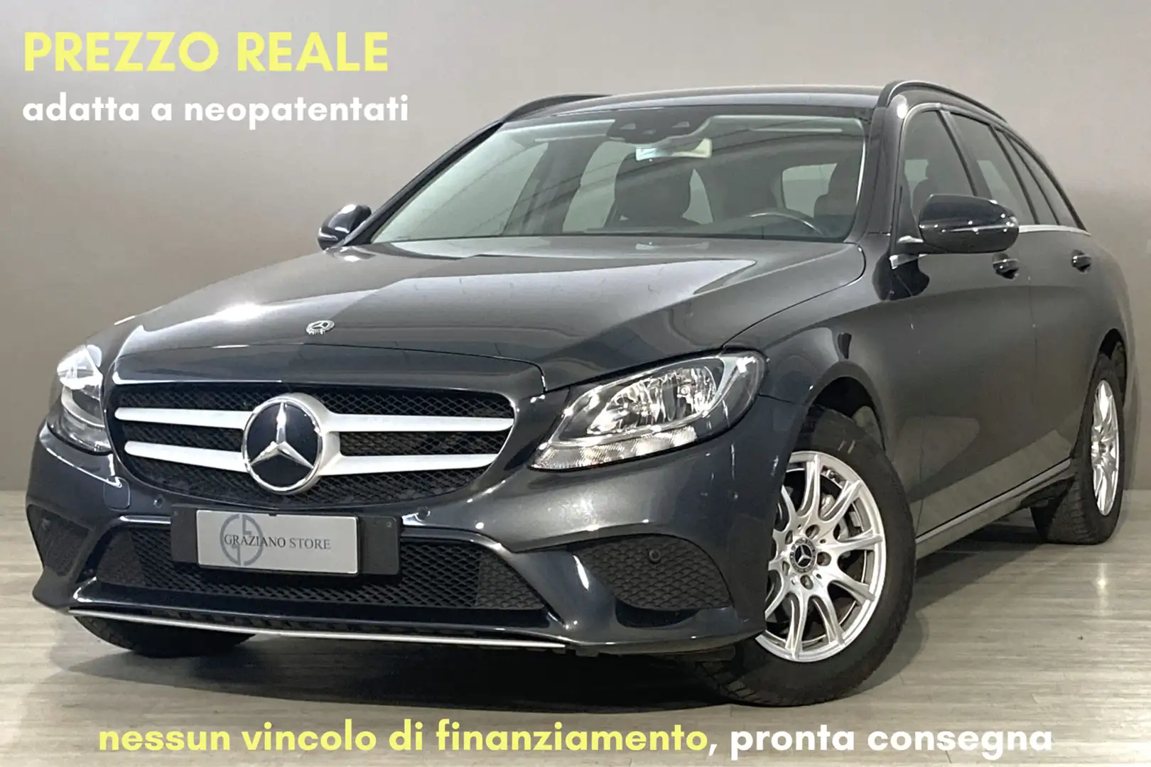 Mercedes-Benz C 180 MERCEDES C 180 d S.W. Auto Business Grigio - 1
