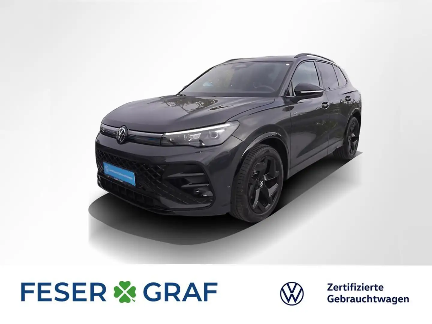 Volkswagen Tiguan 1.5 eTSI R-Line Black DSG AHK Navi RüKa Grau - 1