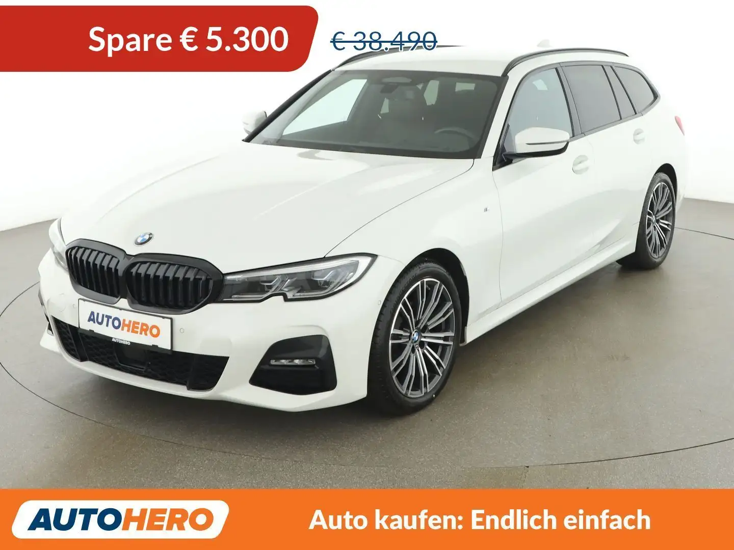 BMW 320 320d xDrive M Sport Mild-Hybrid Weiß - 1