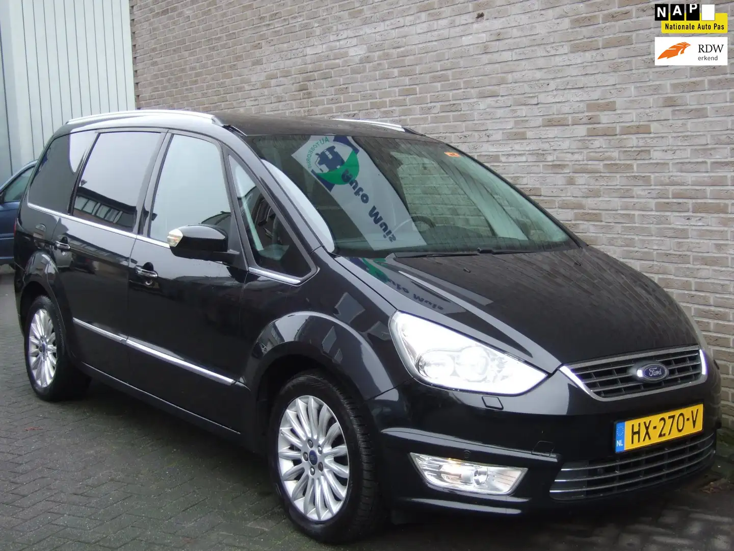 Ford Galaxy 1.6 SCTi Platinum 7p - 2e eig! - Leder - Noir - 1