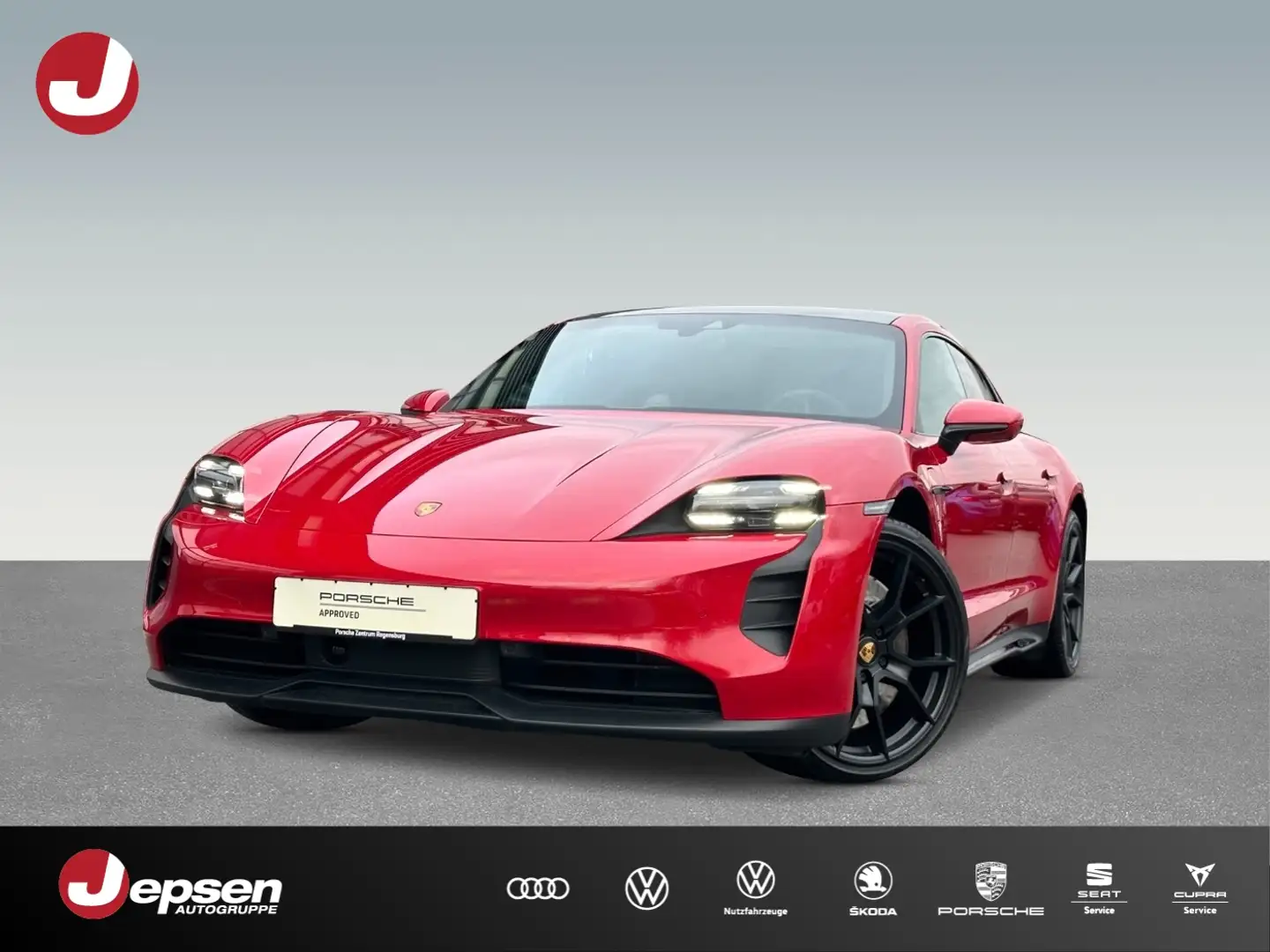 Porsche Taycan GTS Sport Turismo BOSE Surround View LED Czerwony - 1