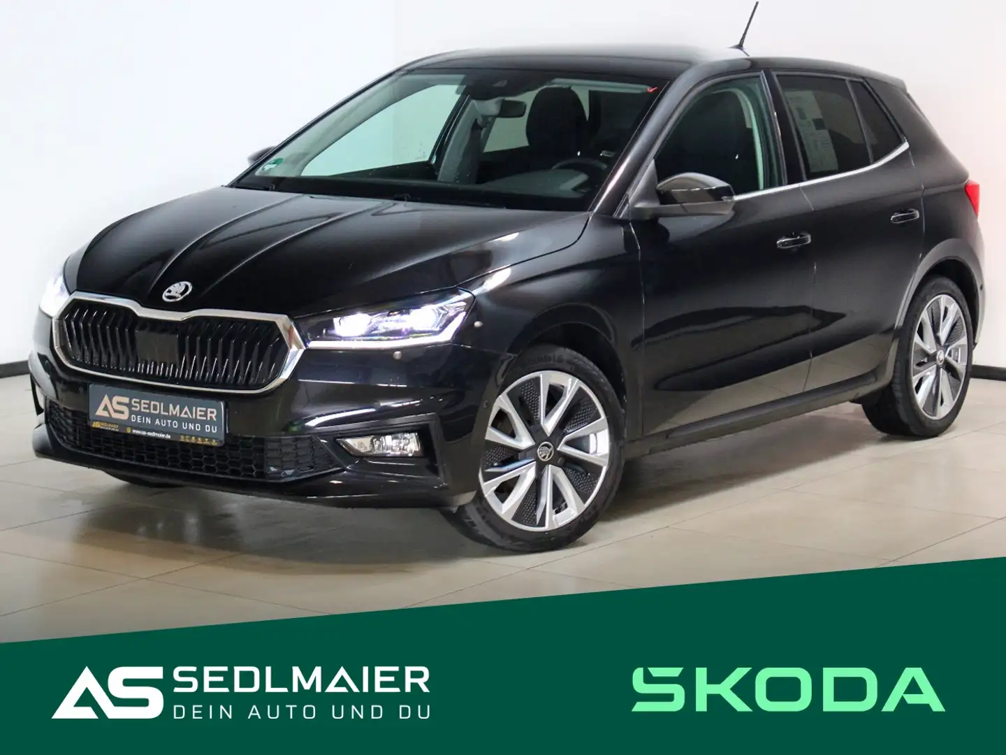 Skoda Fabia 1.0 TSI Style Rcam|TravAssist|Parklenk|SHZ Schwarz - 2