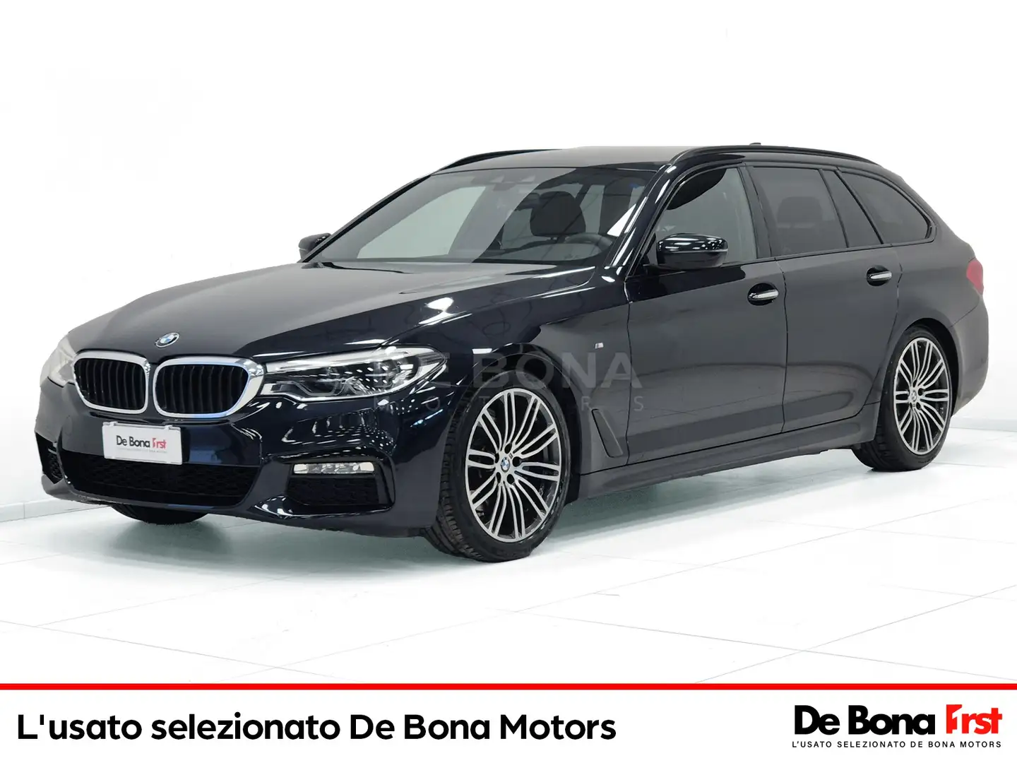 BMW 520 520d touring msport auto Nero - 1