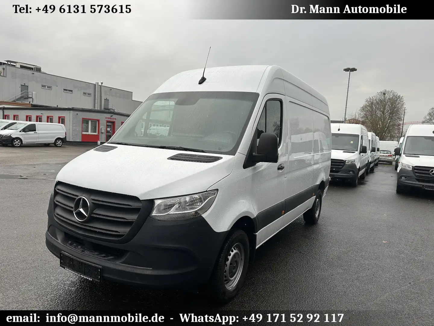 Mercedes-Benz Sprinter 316 CDI RWD L2 AHK 2,8 to FS Webasto Blanc - 1