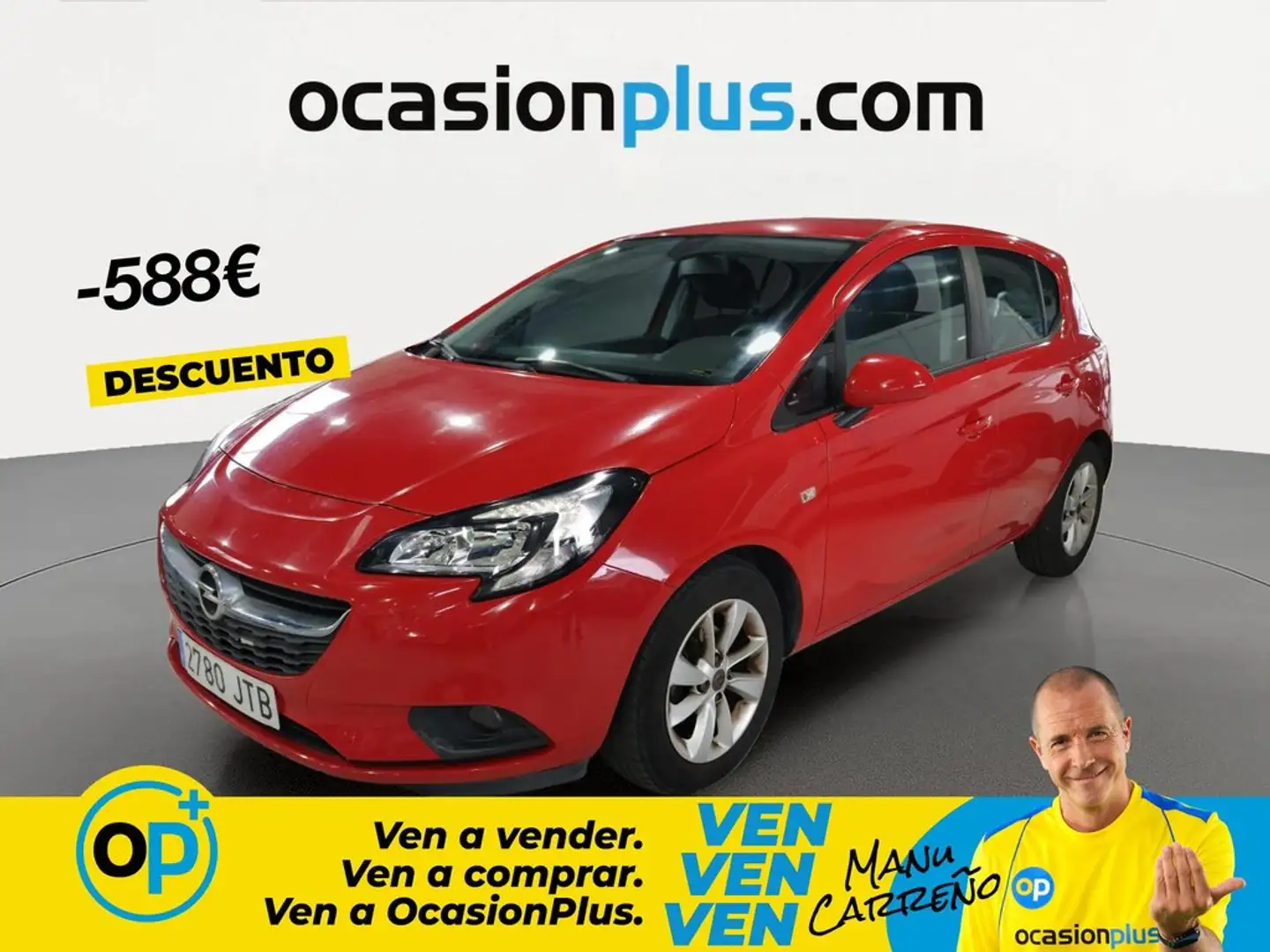 Opel Corsa 1.4 Selective 90 Rojo - 1
