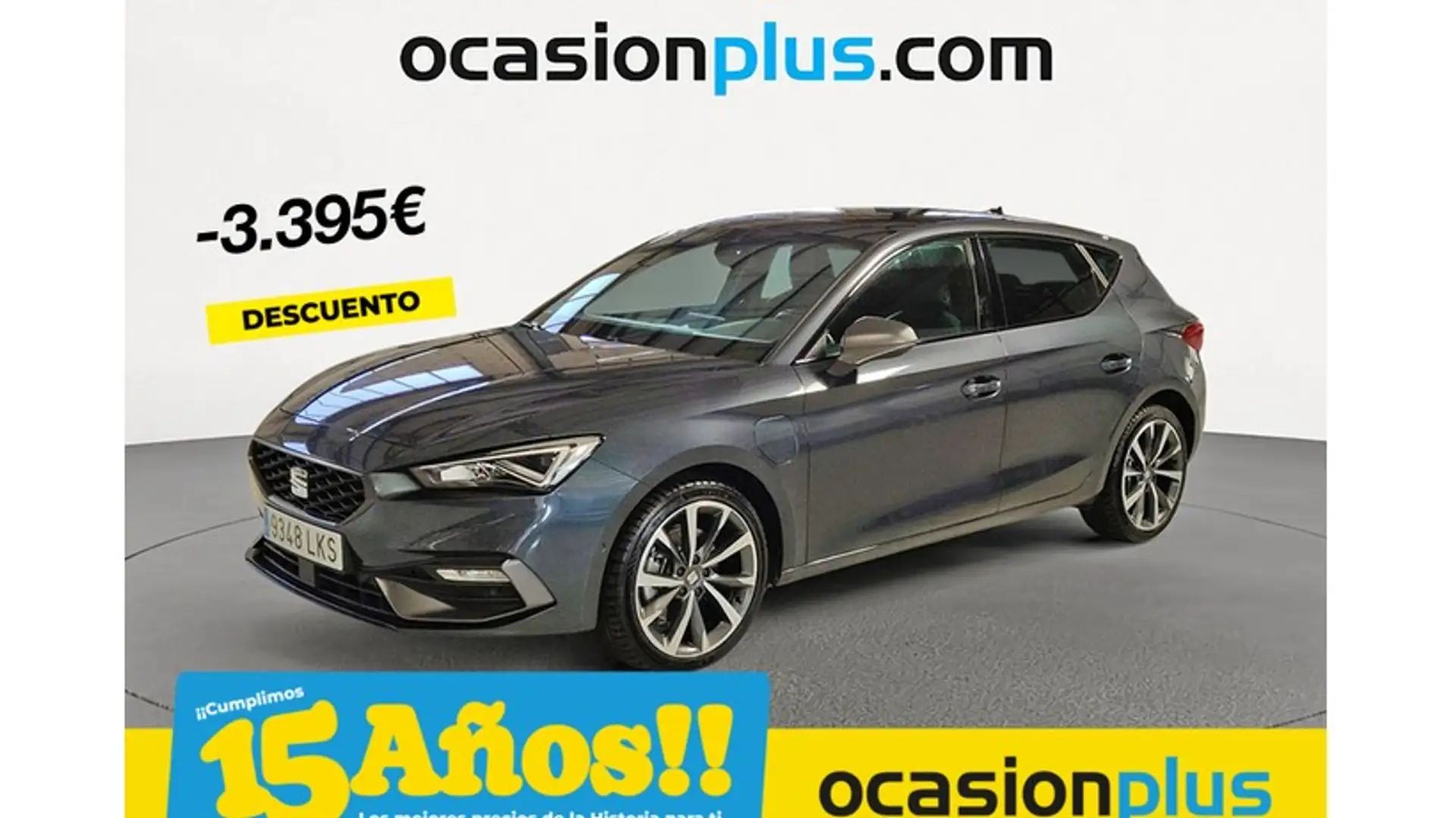 SEAT Leon 1.4 TSI e-Hybrid S&S FR DSG-6 204 Gris - 1