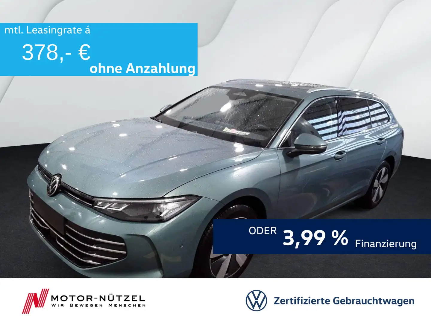 Volkswagen Passat Variant 2.0 TDI DSG BUSINESS LED+NAVI+AHK Vert - 1