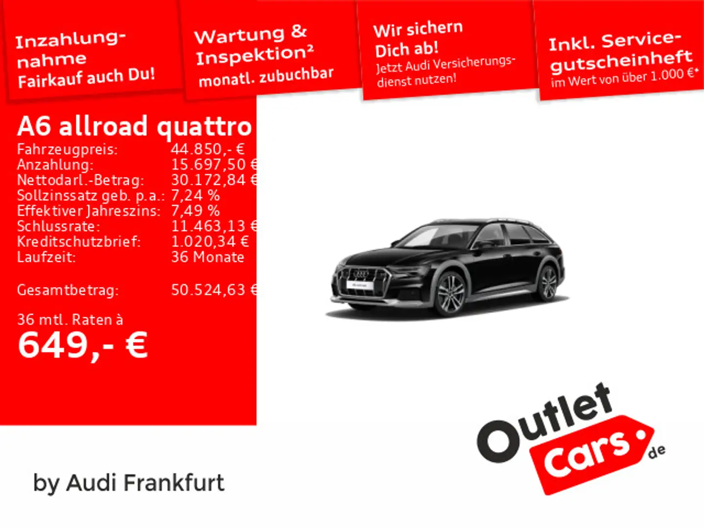 Audi A6 allroad A6 allroad 50 TDI quattro tiptronic HD Matrix-LE Zwart - 1