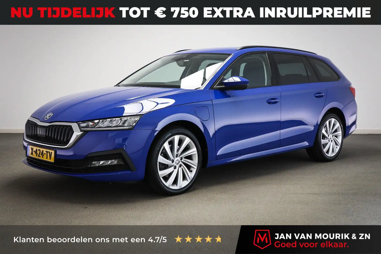 Skoda Octavia Combi 1.4 TSI iV PHEV Business Edition | PLUG-IN H Bleu - 1