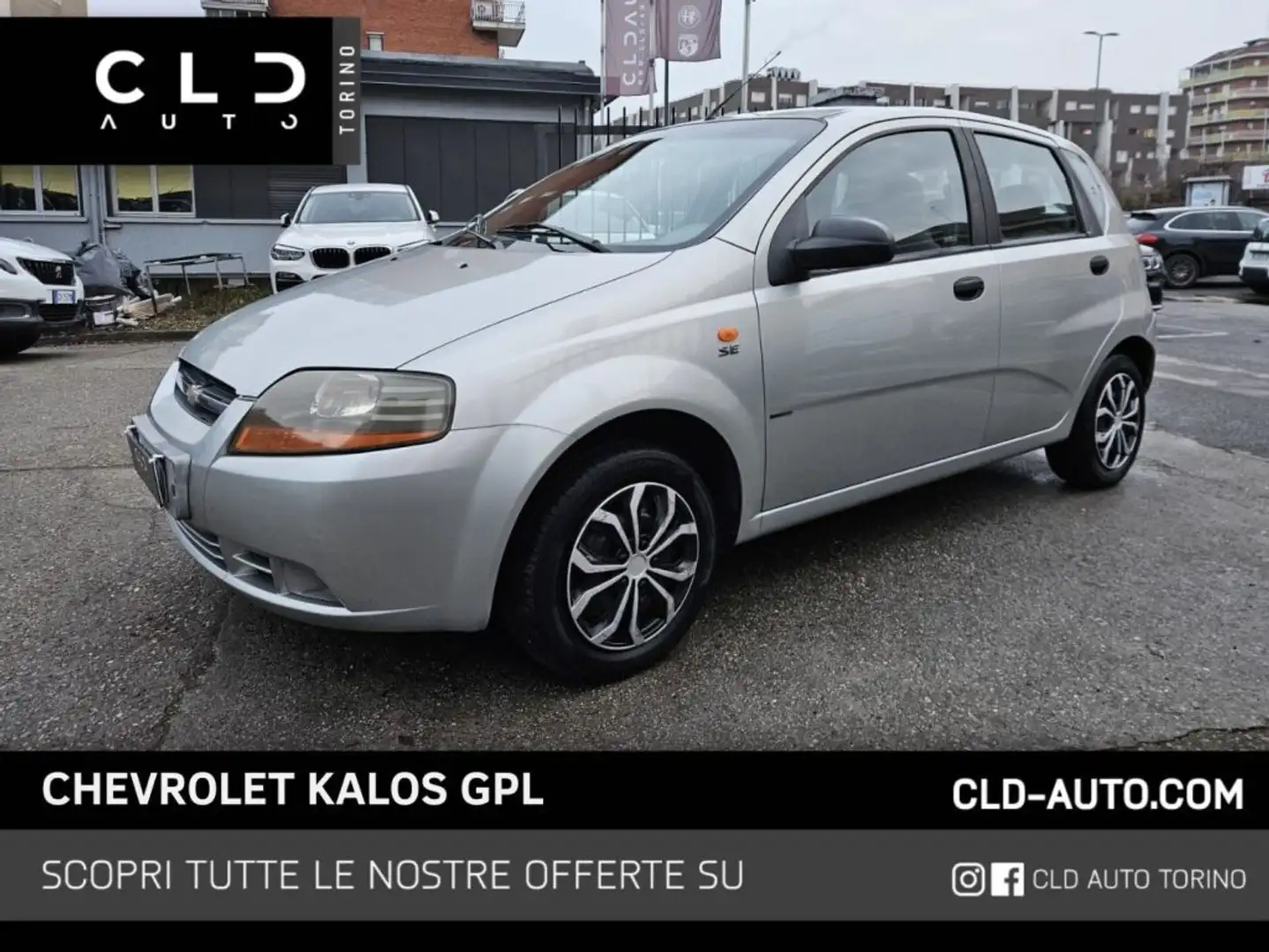 Chevrolet Kalos 1.2 5 porte SE Dual Power GPL Gri - 1