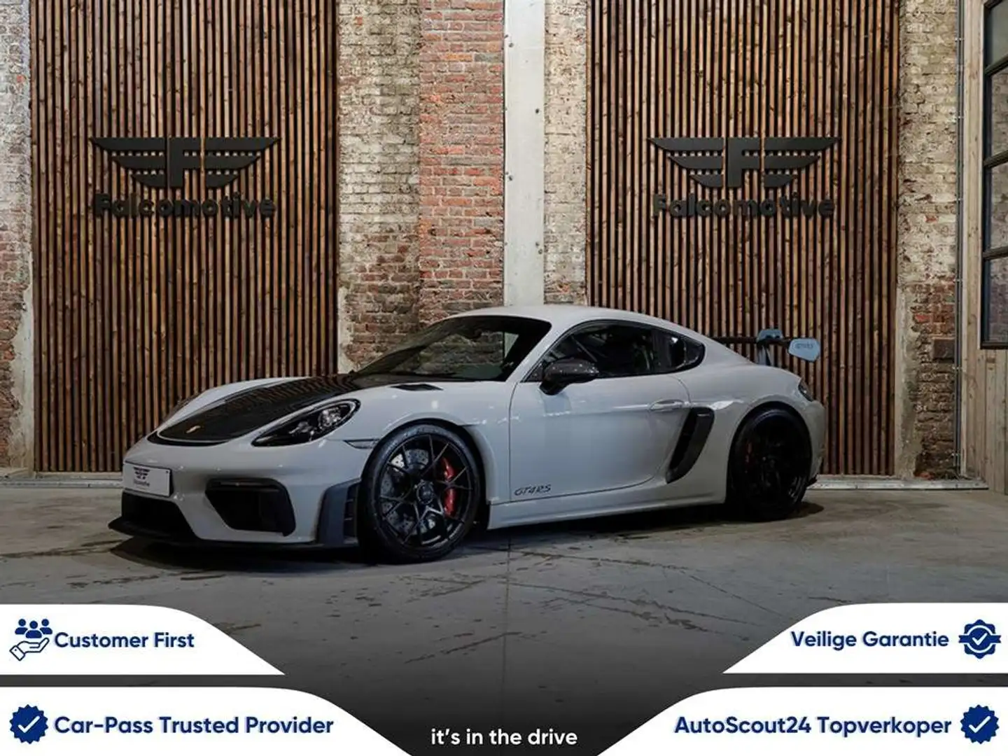 Porsche 718 Cayman GT4 RS*PTS*Clubsport*Weissach*Sport Chrono* Gris - 1
