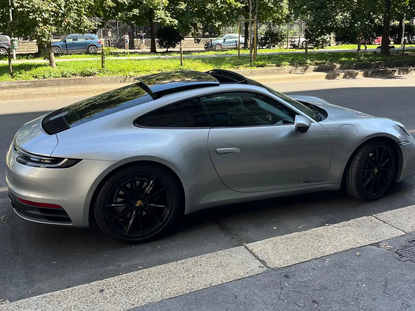 Porsche 911 911 VIII Carrera 992 CoupeCoupe 3.0 Carrera auto Argento - 1