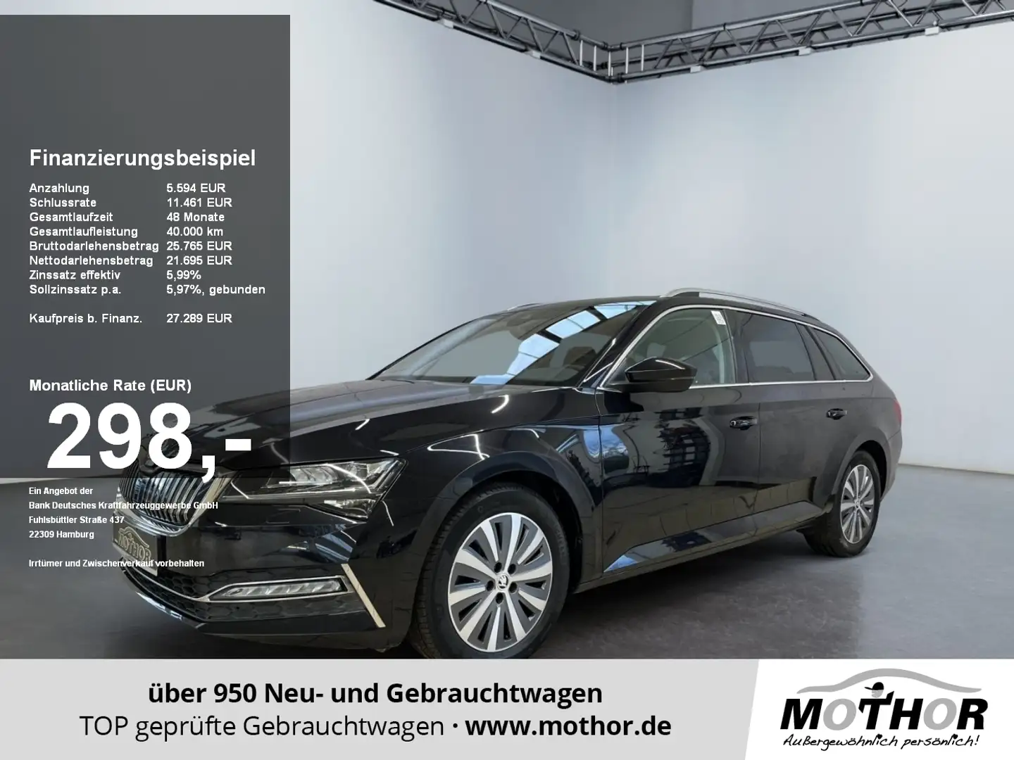 Skoda Superb Combi Style 1.4 TSI iV DSG AHK schwenkbar Schwarz - 1