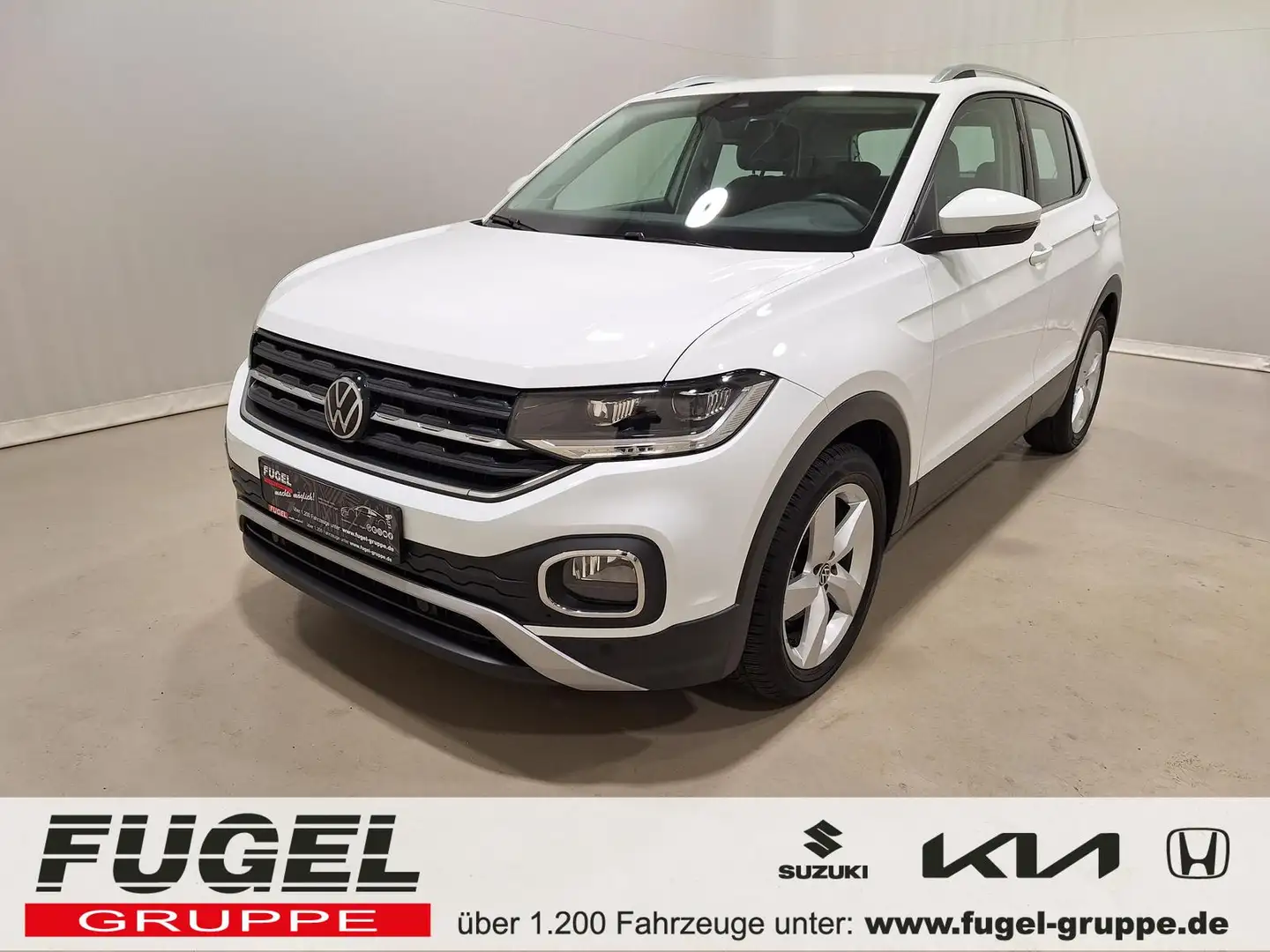Volkswagen T-Cross 1.0 TSI Style LED|SHZ|Klimaaut. Weiß - 1