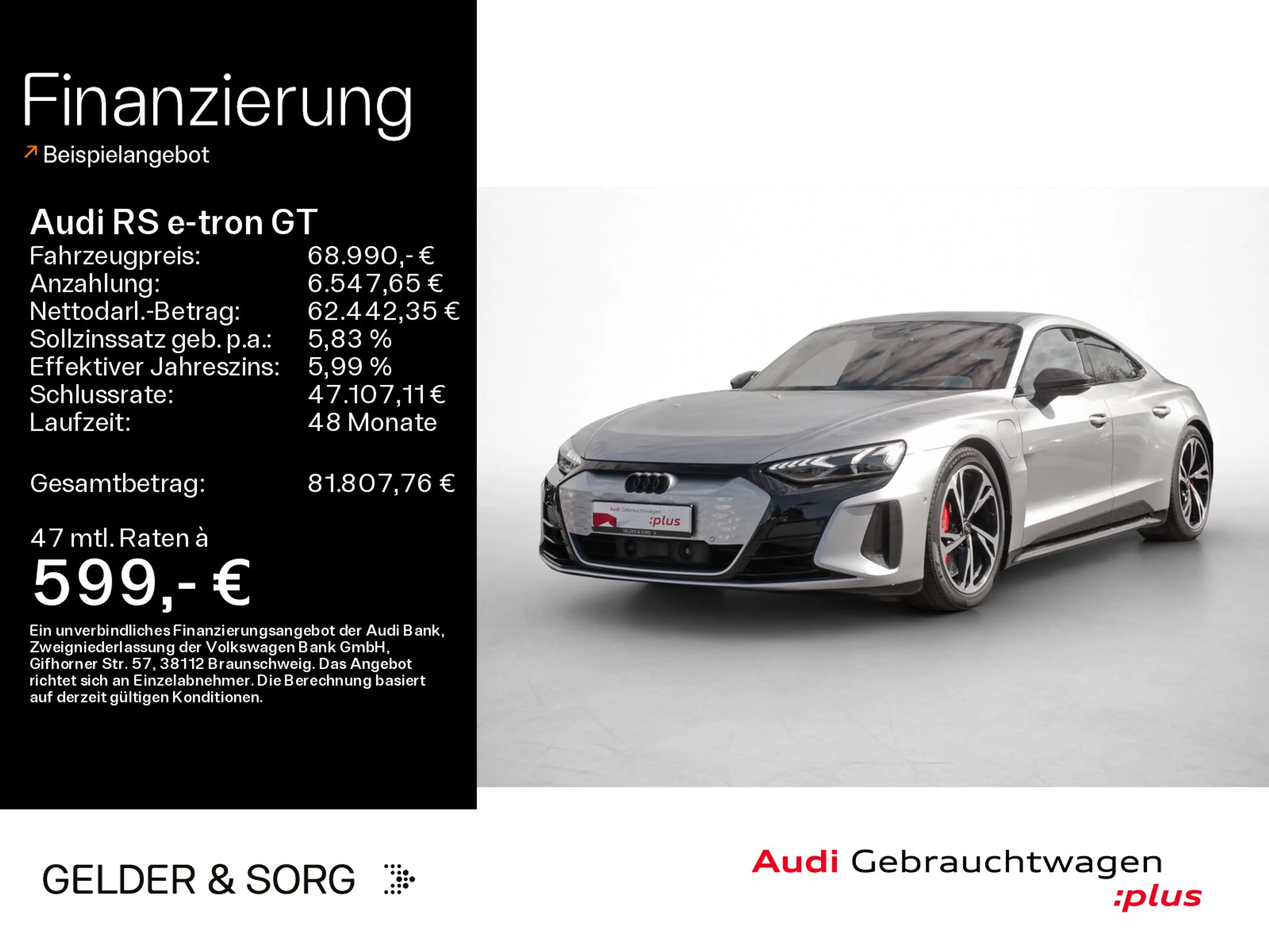 Audi RS e-tron GT quattro 440 kW 464km/WLTP*Air*Pano*