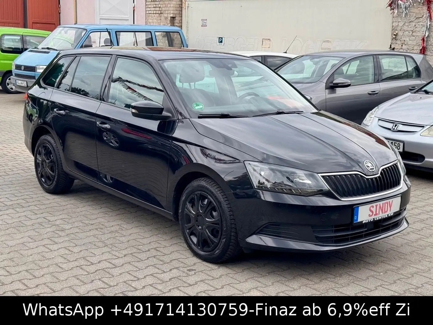 Skoda Fabia Combi Ambition-AUTO-KLIMA-SHZG-DAB-PDC-MFL Schwarz - 2