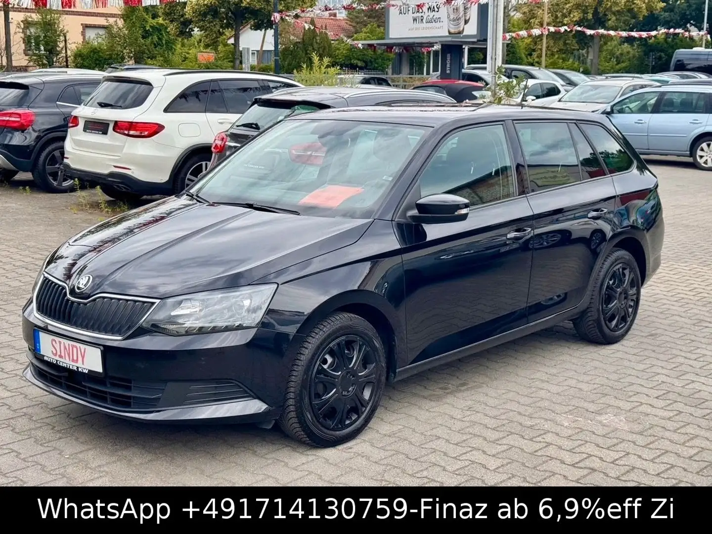 Skoda Fabia Combi Ambition-AUTO-KLIMA-SHZG-DAB-PDC-MFL Schwarz - 1