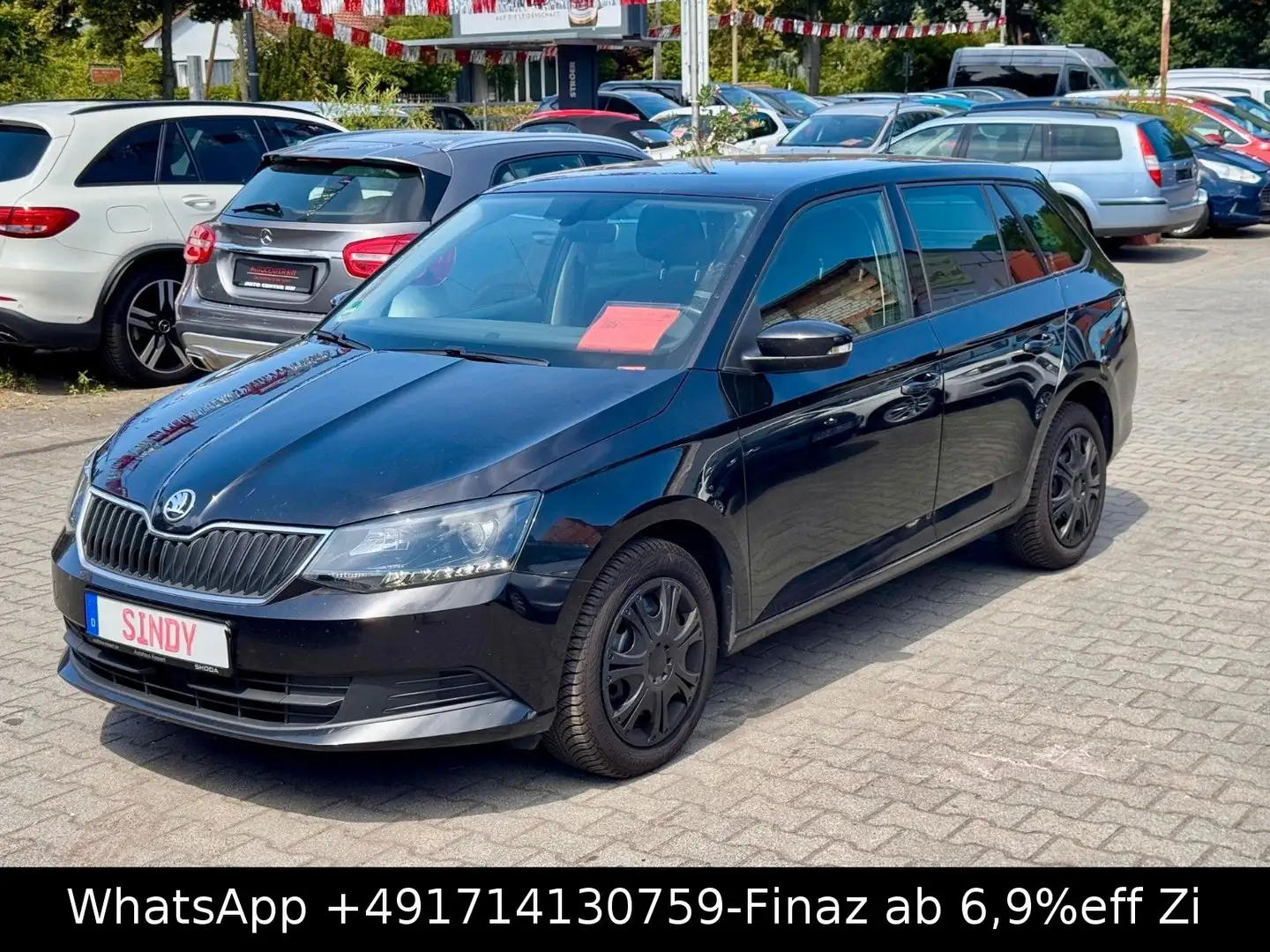 Skoda Fabia Combi Ambition-AUTO-KLIMA-SHZG-DAB-PDC-MFL Schwarz - 1