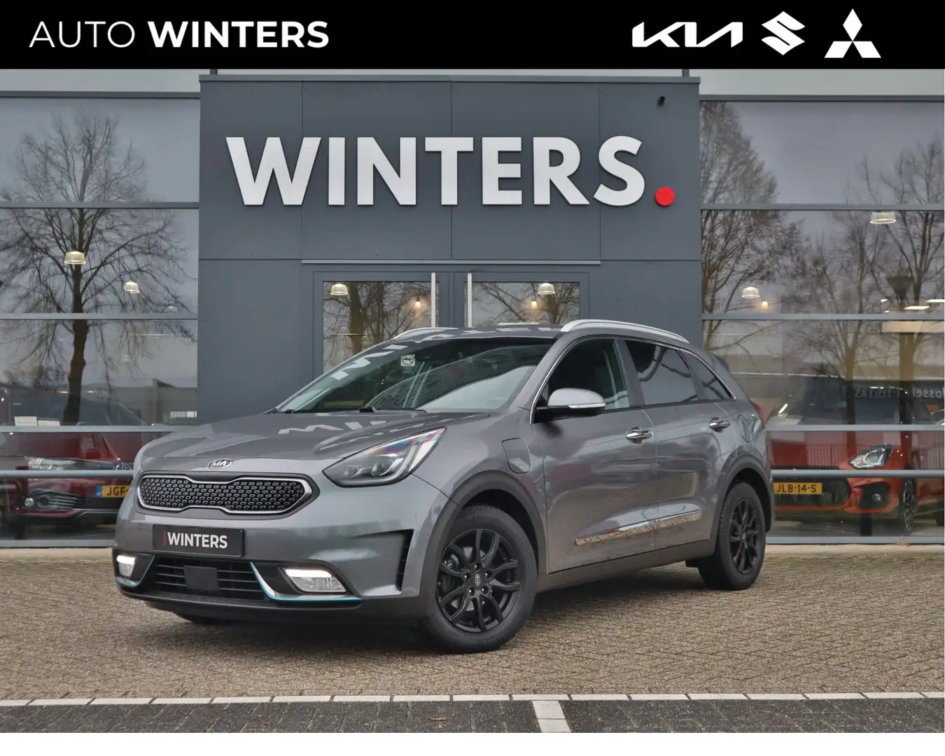 Kia Niro 1.6 GDi PHEV Plug-In DynamicPlusLine Stoel- en stu Grijs - 1