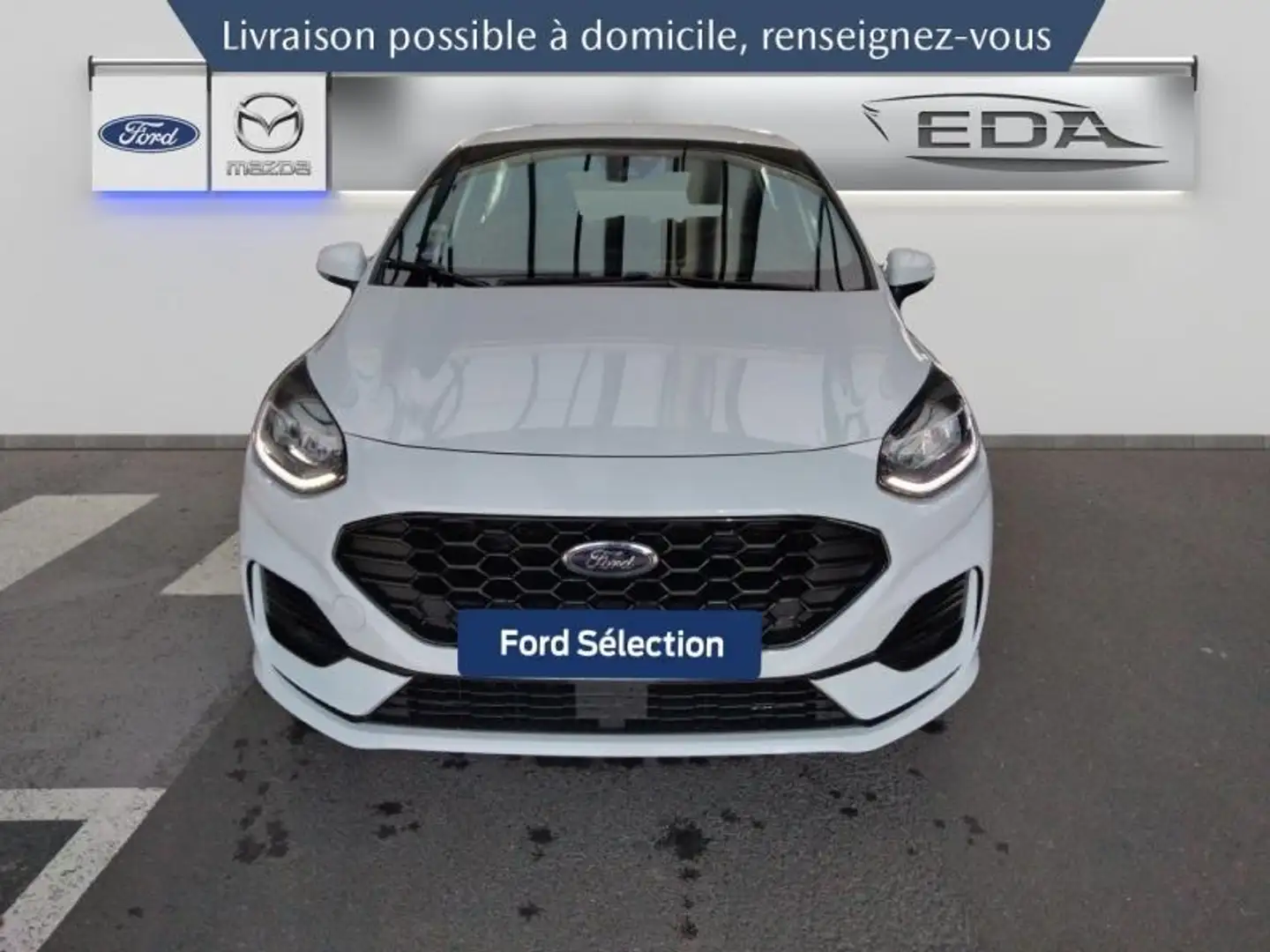 Ford Fiesta 1.0 Flexifuel 95ch ST-Line 5p Blanc - 2