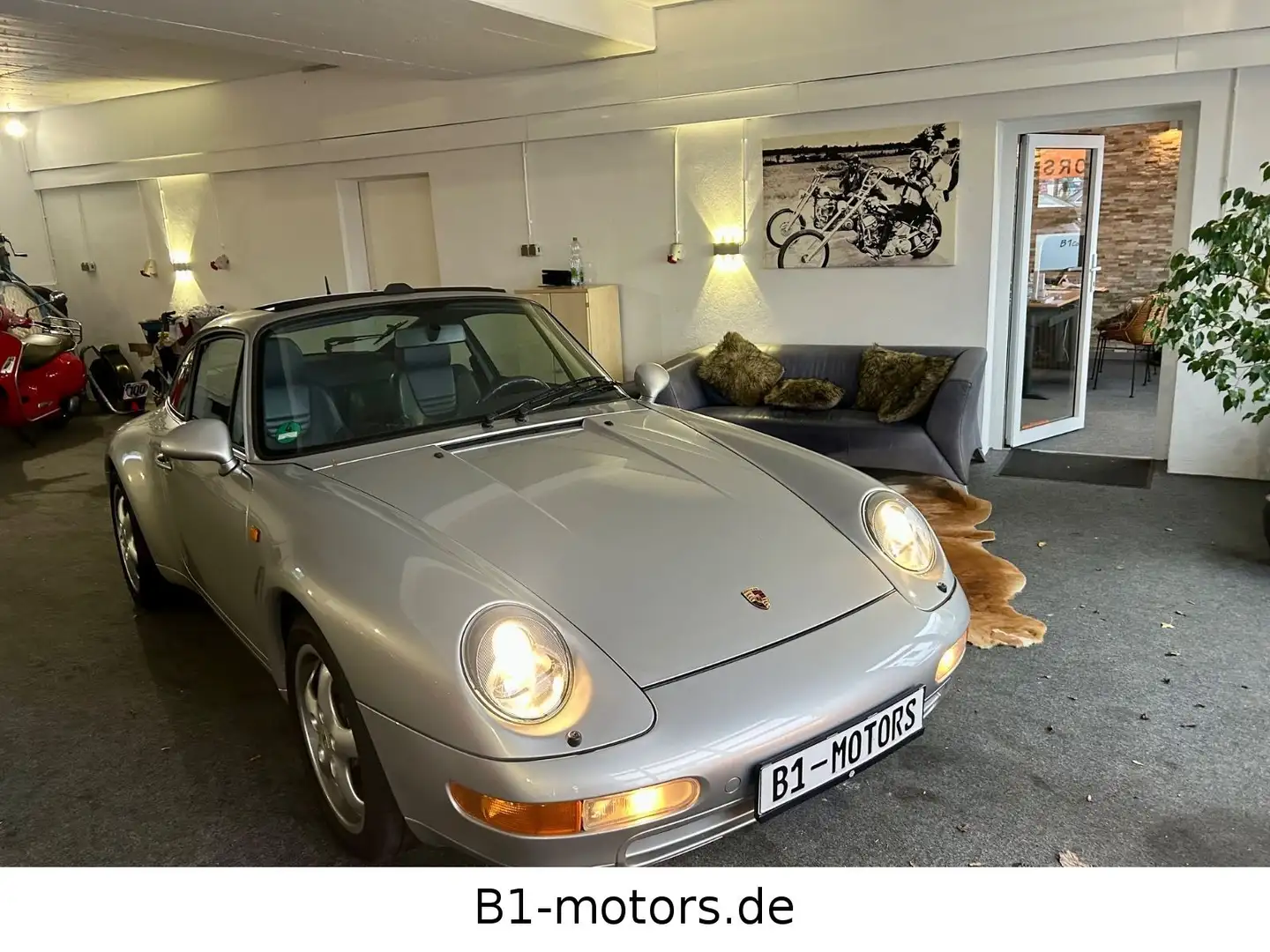 Porsche 993 Coupe*Tiptronic*Leder*SSD*2. Hand*Deutsch* Silber - 2
