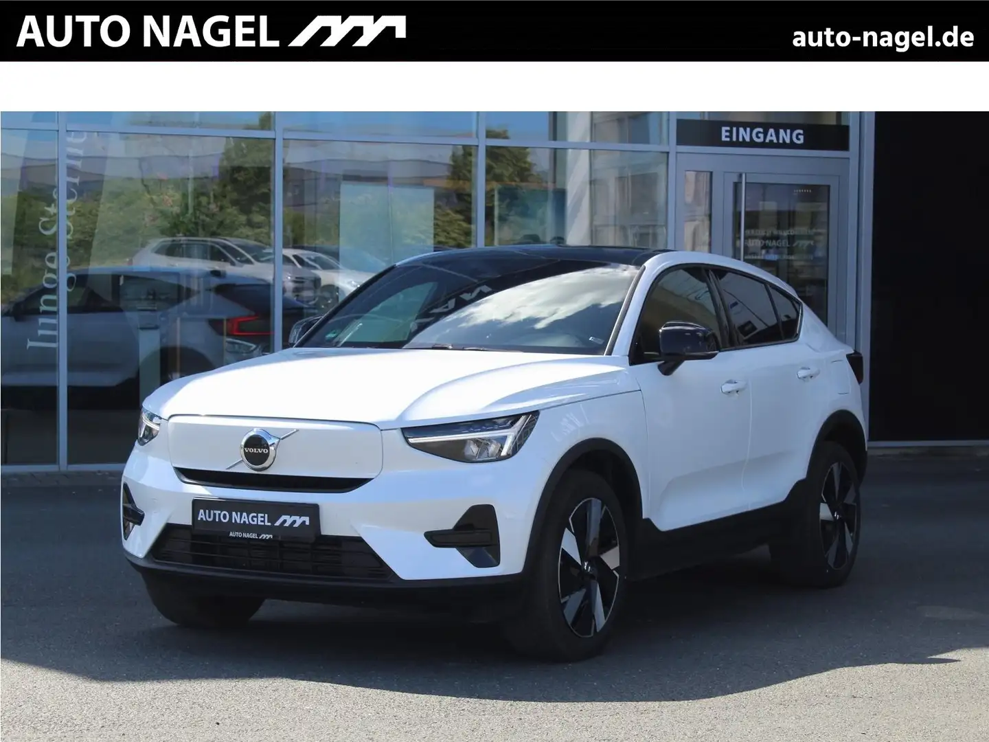 Volvo C40 Single Motor Ext. Range Plus ACC BLIS PANO Weiß - 1