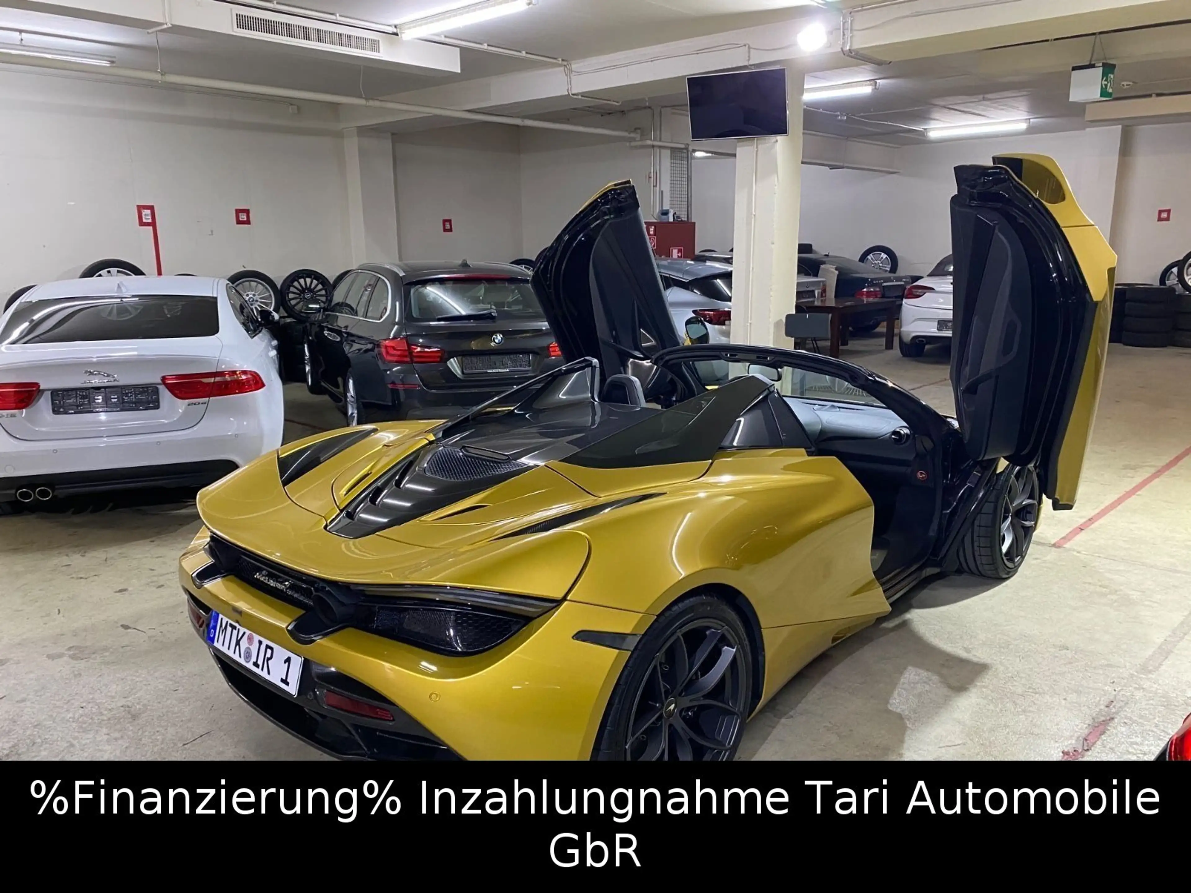 McLaren 720S Spider Glass Roof, Lift, Carbon, B&W, 360° — photo 9