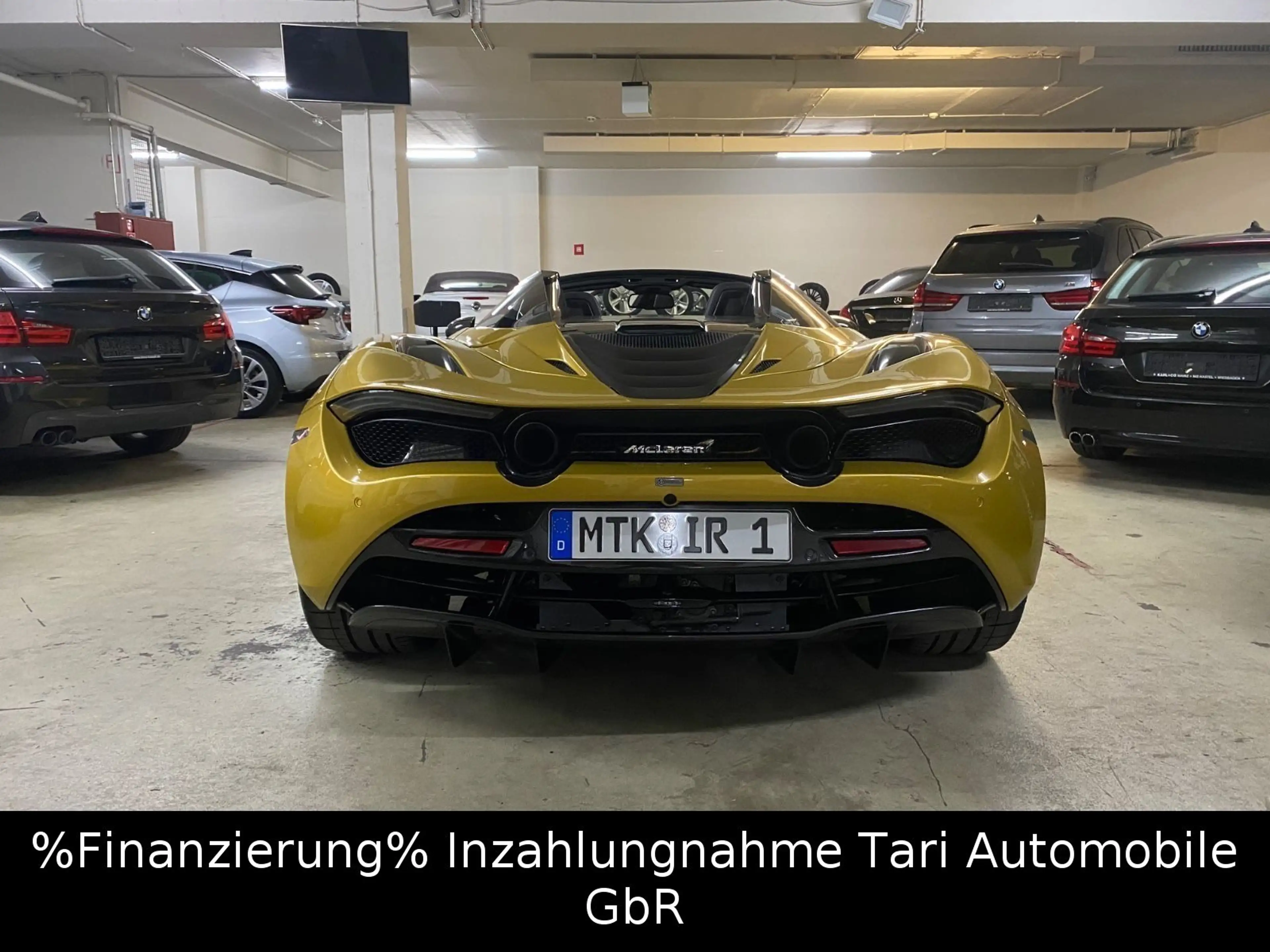 McLaren 720S Spider Glass Roof, Lift, Carbon, B&W, 360° — photo 12