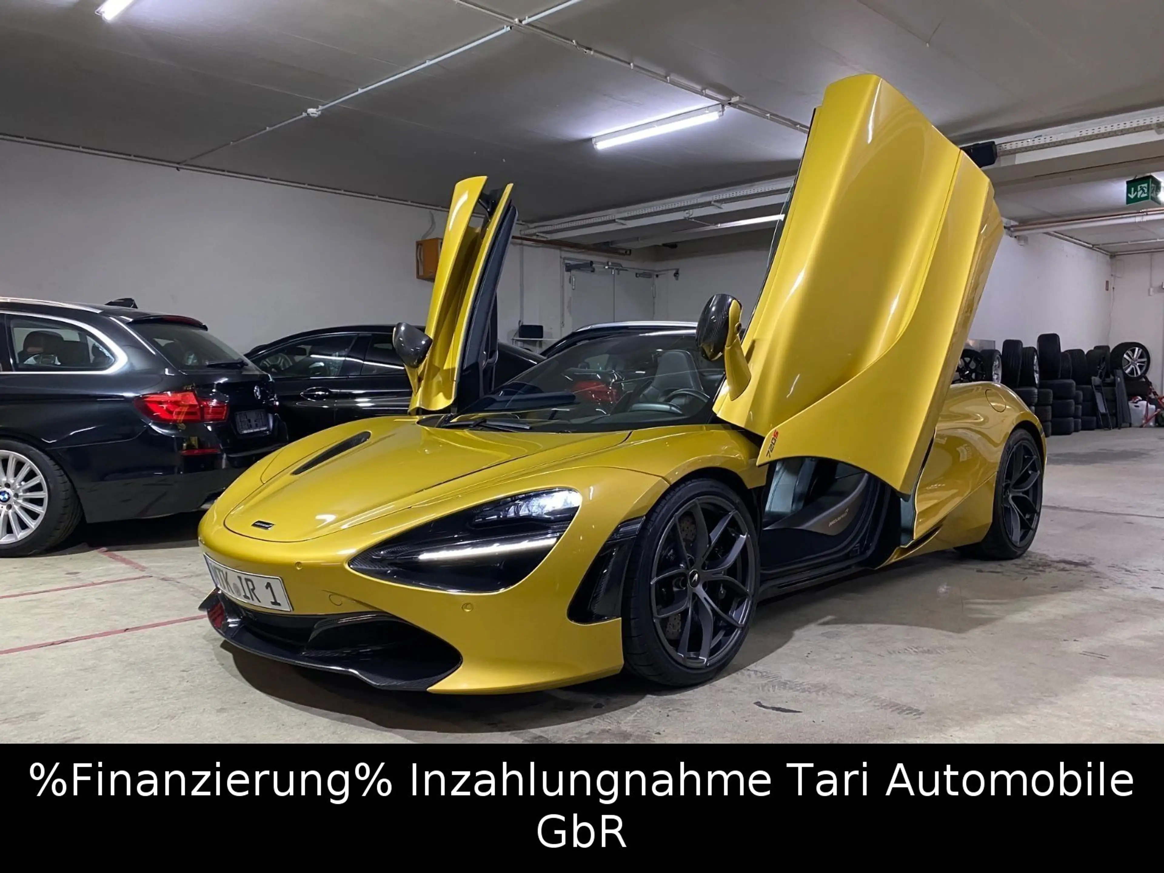 McLaren 720S Spider Glass Roof, Lift, Carbon, B&W, 360° — photo 3