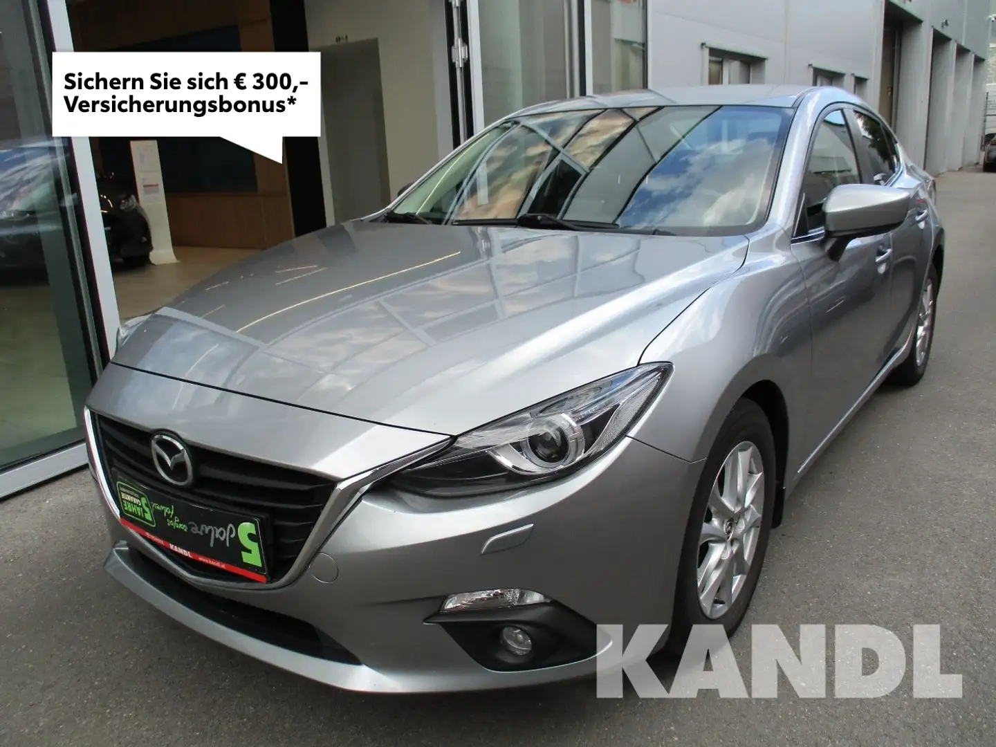 Mazda 3 1.5 SKYACTIV-G 100 Attraction SHZ+2xKlima+LM Grau - 1