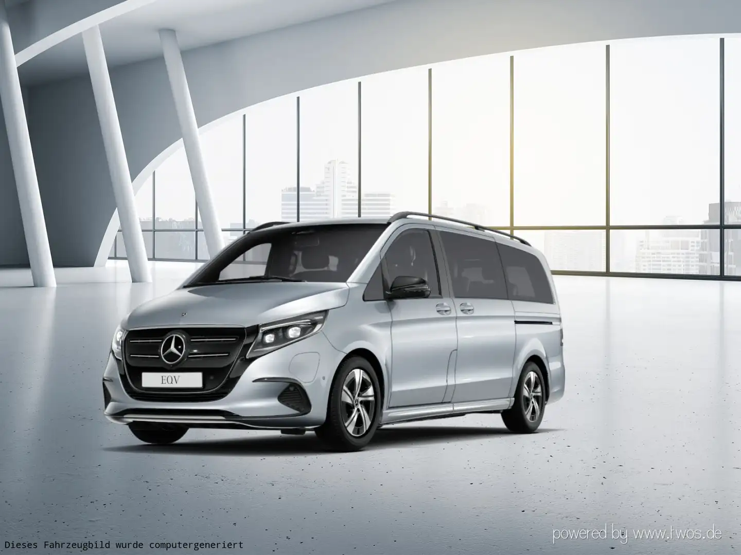 Mercedes-Benz EQV 300 EQV 300 Lang SHD/Distr/Kam/Multibeam/Widescreen Silber - 2