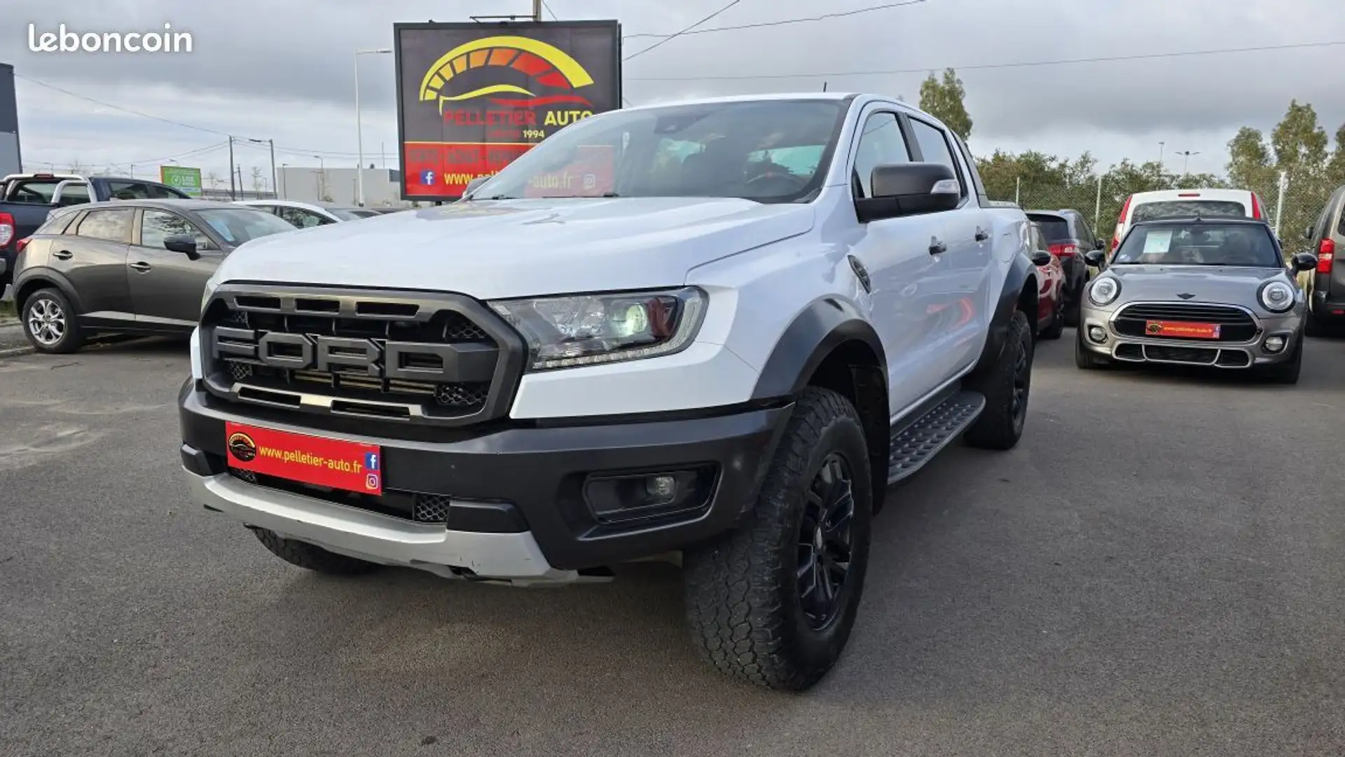 Ford Ranger DOUBLE CABINE 2.0 ECOBLUE 213 SetS BV10 RAPTOR Blanc - 1