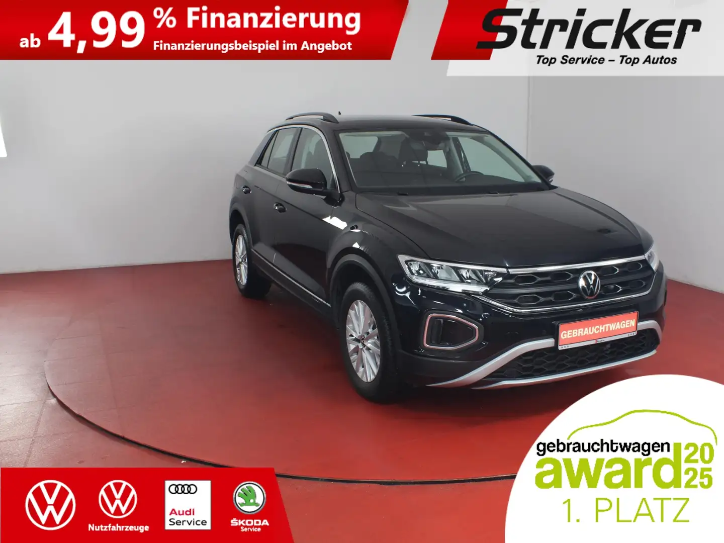 Volkswagen T-Roc Life 1.5 TSI DSG 285,-ohne Anzahlung App-Connect Negro - 2