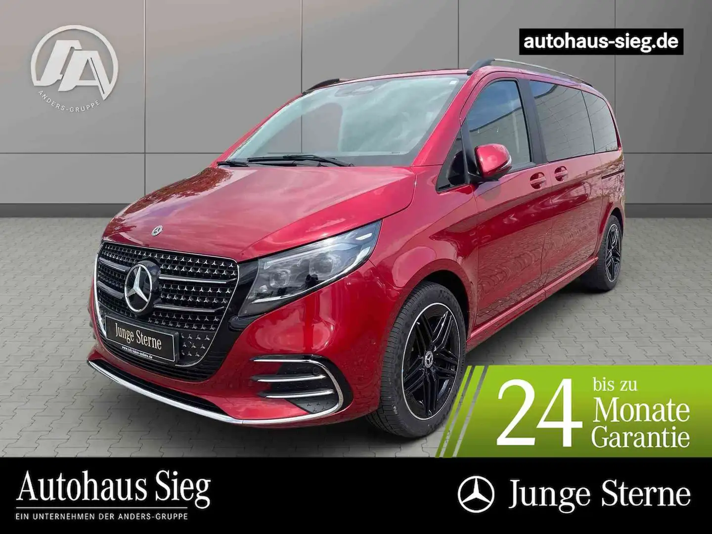 Mercedes-Benz V 220 AMG*Distronic*AHK*Navi*Style*Lenk-Ass*360° Rouge - 1