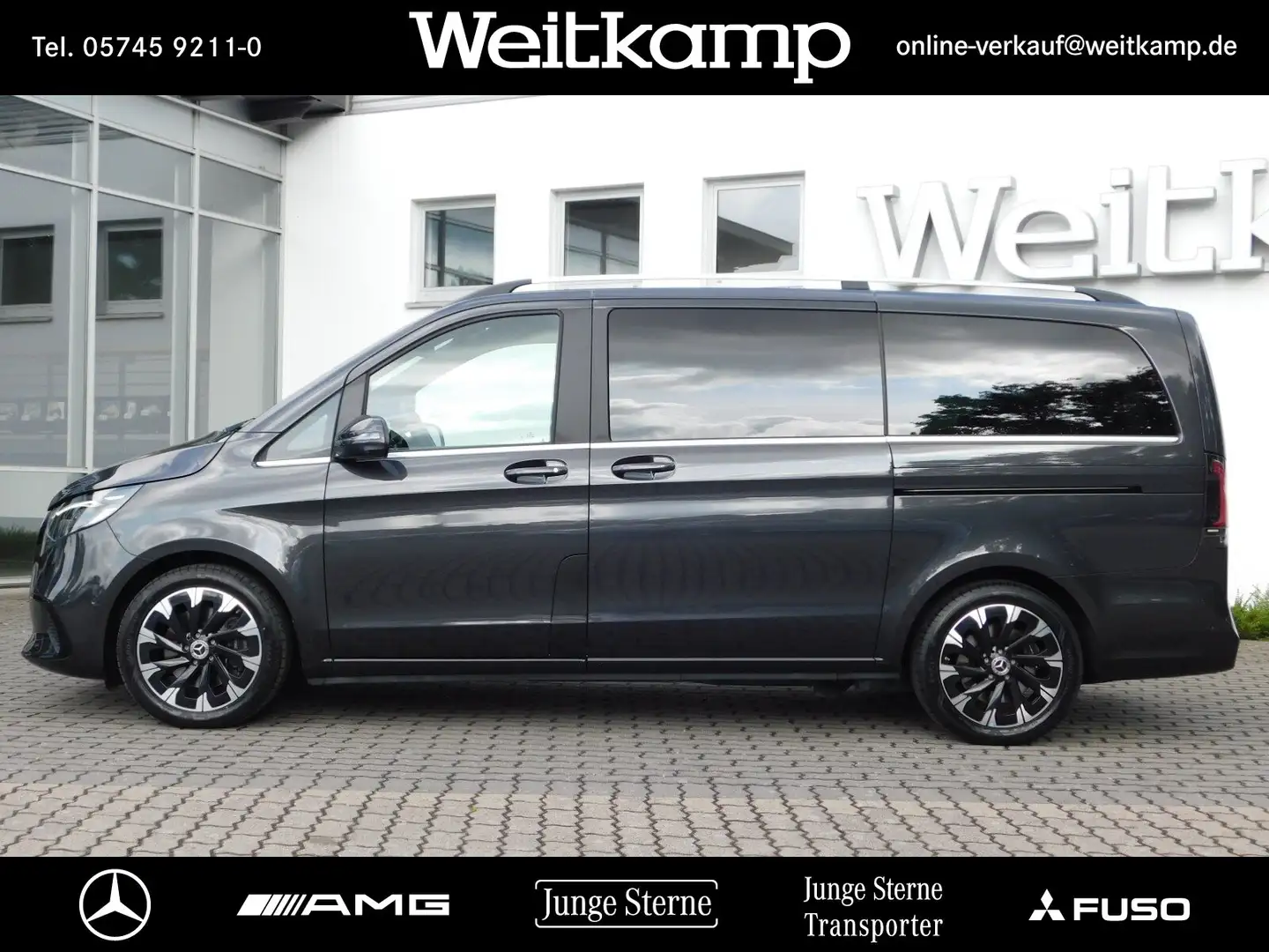Mercedes-Benz V 250 V 250 d AVANTGARDE Lang AHK+360°+BURMES.+EL. TÜR Grau - 2