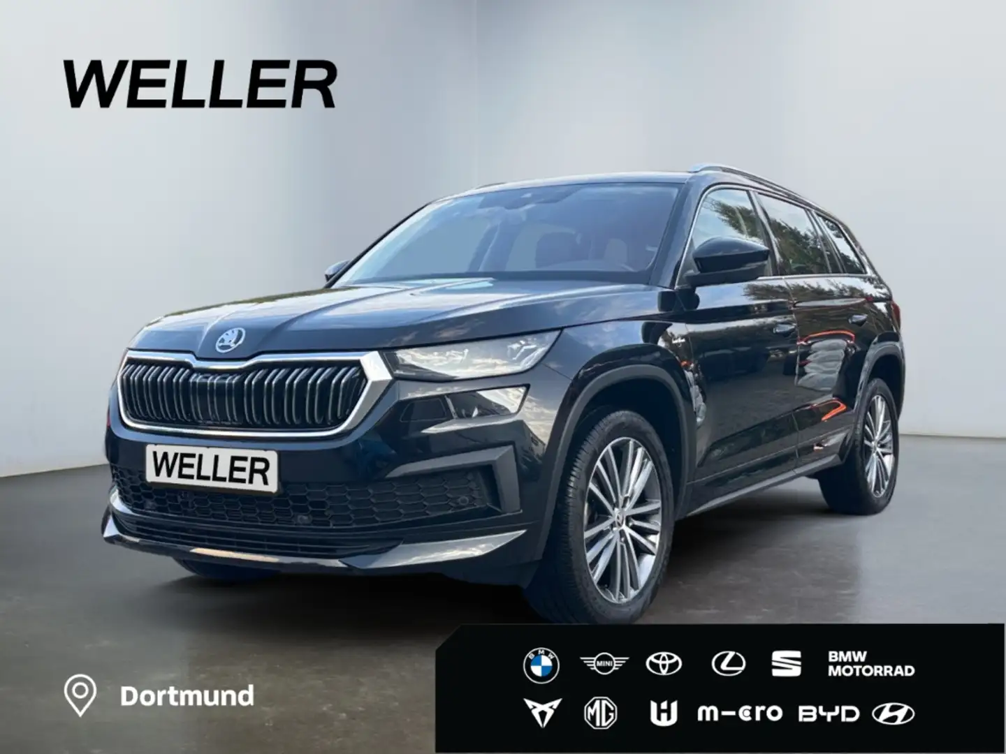 Skoda Kodiaq 2.0 TDI DSG L&K *AHK*StHz*360*Leder*4xSHZ* Schwarz - 1