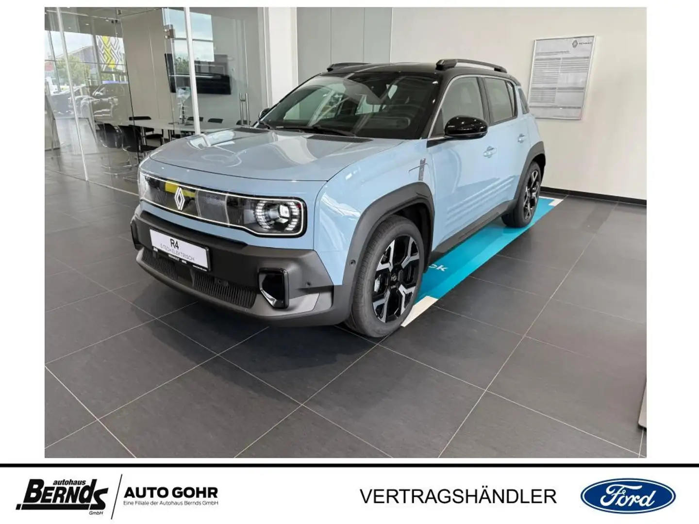 Renault R 4 E-Tech Techno 150 Comfort Range NAVI SHZ KLIMA RKA Blau - 1