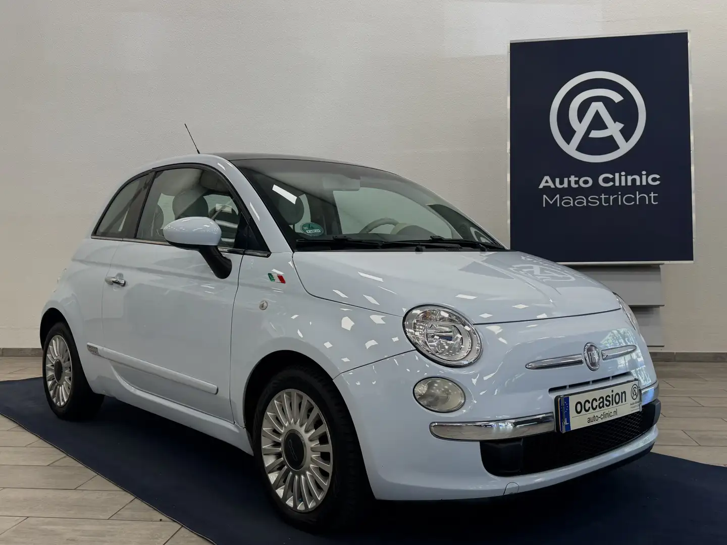 Fiat 500 1.2 Lounge | 4-CILINDER | PANO | AIRCO Albastru - 1