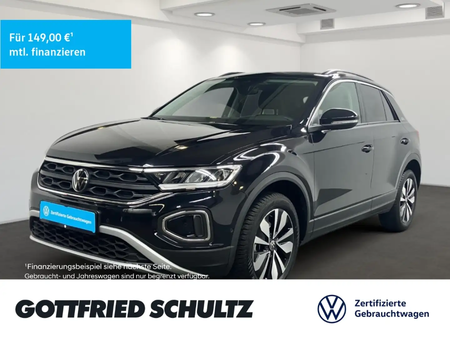 Volkswagen T-Roc 1.0 TSI LED NAV ACC SHZ DAB Goal Schwarz - 1