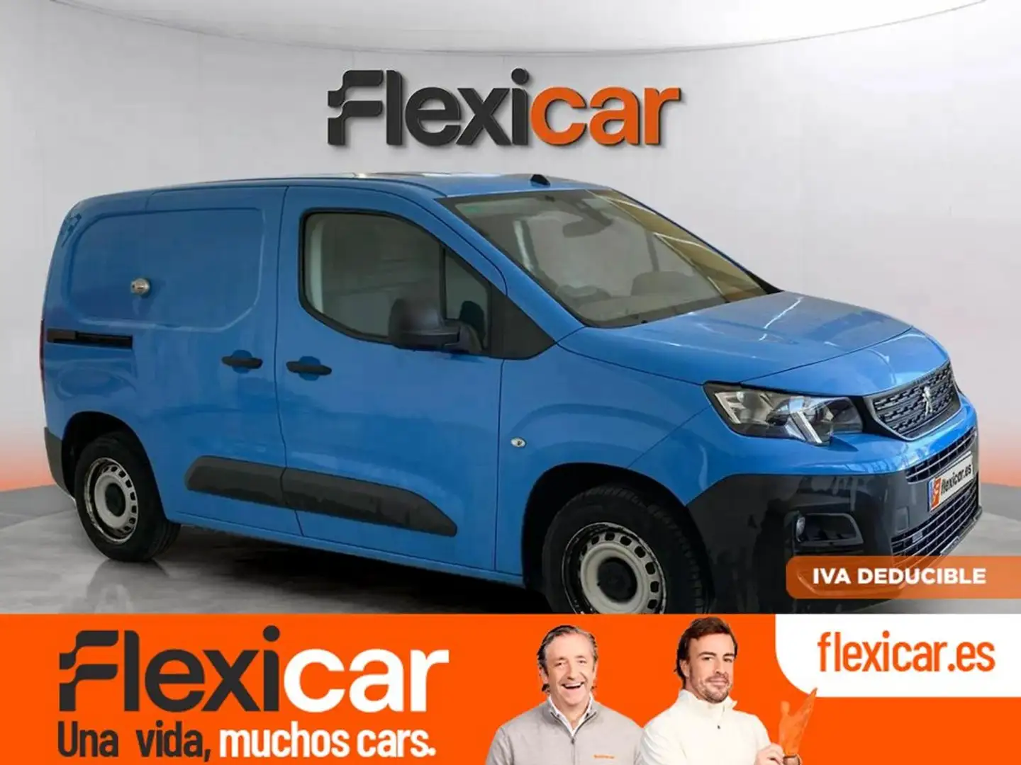 Peugeot Partner Furgón Diesel 1.6BlueHDI Premium Standard 600kg 7 Azul - 1